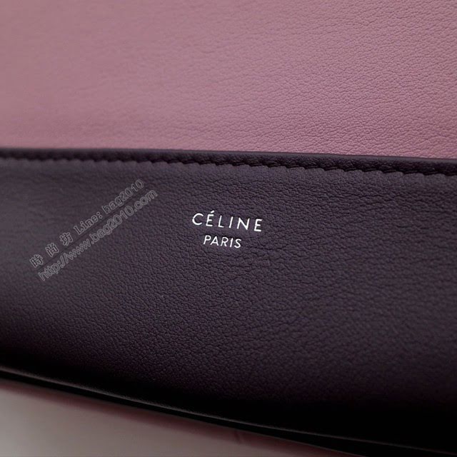 Celine女包 賽琳爆款 香味帶紋路進口小牛皮 CELINE FRAME BAG 可單肩可斜挎 25914  slyd2074